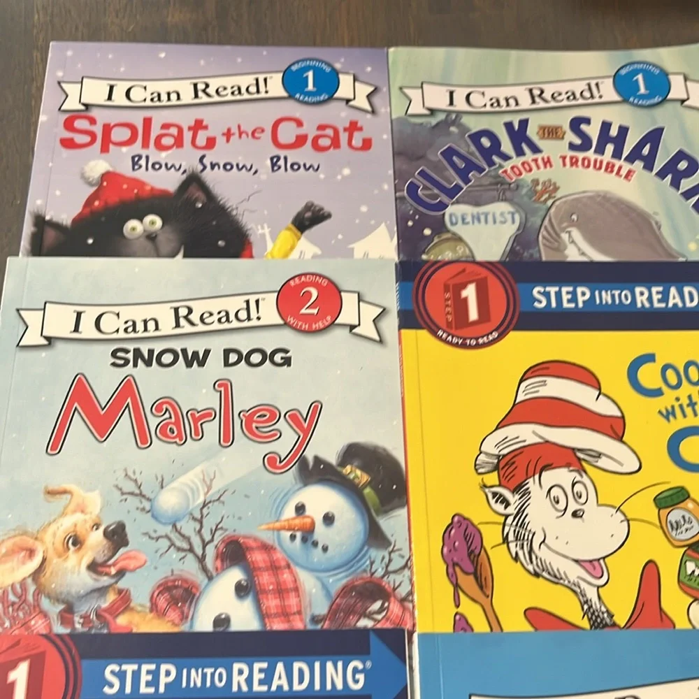 Step into Reading Children's Book Set of 10 kids book level 1 new books #40 - Picture 3 of 5